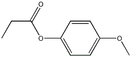 (4-methoxyphenyl) propanoate 结构式