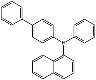 N-(4-联苯基)-N-苯基-1-萘-胺,131059-47-7,结构式