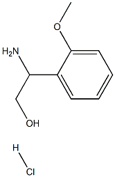 2-AMINO-2-(2-METHOXYPHENYL)ETHAN-1-OL HYDROCHLORIDE Struktur