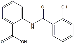 2-[(2-羟基苯甲酰基)氨基]苯甲酸, 13316-98-8, 结构式