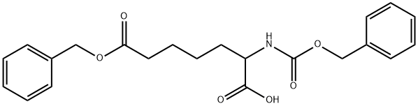 CBZ-RS-2-氨基庚二酸-7-苄酯, 133467-24-0, 结构式