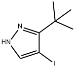 3-tert-Butyl-4-iodo-1H-pyrazole Structure