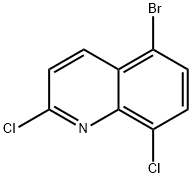 5-溴-2,8-二氯喹啉, 1343934-72-4, 结构式