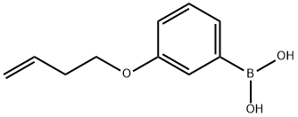 (3-(But-3-en-1-yloxy)phenyl)boronic acid 化学構造式