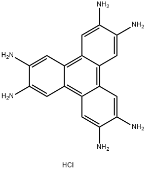 2,3,6,7,10,11-六氨基三苯六盐酸盐, 1350518-27-2, 结构式