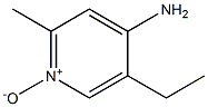 4-Pyridinamine,5-ethyl-2-methyl-, 1-oxide 化学構造式