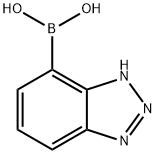 1H-苯并三唑-7-硼酸,1354701-14-6,结构式