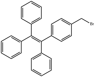 1,1,2-三苯基-2-(4-溴甲基苯基)乙烯,1361969-01-8,结构式