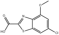 6-chloro-4-methoxy-1,3-benzothiazole-2-carboxylic acid Structure