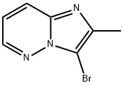 3-Bromo-2-methylimidazo[1,2-b]pyridazine Struktur
