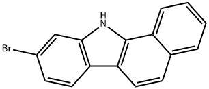 9-bromo-11H-benzo[a]carbazole Structure