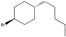 反-1-溴-4-戊基环己烷, 137815-12-4, 结构式