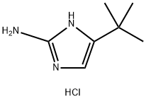 4-(叔丁基)-1H-咪唑-2-胺盐酸盐 结构式