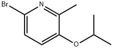 6-Bromo-3-isopropoxy-2-methylpyridine, 1392466-94-2, 结构式