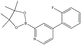 1402172-85-3 4-(2-fluorophenyl)-2-(4,4,5,5-tetramethyl-1,3,2-dioxaborolan-2-yl)pyridine