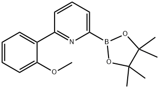 2-(2-methoxyphenyl)-6-(4,4,5,5-tetramethyl-1,3,2-dioxaborolan-2-yl)pyridine,1402174-78-0,结构式