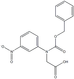 N-CBZ-RS-3-硝基苯甘氨酸, 140460-47-5, 结构式