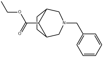 ethyl 3-benzyl-3-azabicyclo[3.2.1]octane-8-carboxylate 结构式
