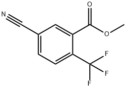 methyl 5-cyano-2-(trifluoromethyl)benzoate Structure