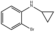 Benzenamine, 2-bromo-N-cyclopropyl- Structure