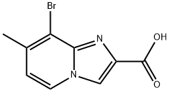8-Bromo-7-methyl-imidazo[1,2-a]pyridine-2-carboxylic acid Structure