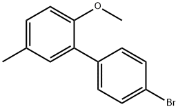 4-BROMO-2-METHOXY-5-METHYL-1,1-BIPHENYL Structure