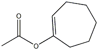 1-Cyclohepten-1-ol, acetate Structure