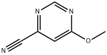 6-METHOXYPYRIMIDINE-4-CARBONITRILE Struktur