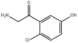 2-amino-1-(2-chloro-5-hydroxyphenyl)ethan-1-one Struktur