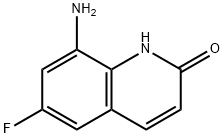8-amino-6-fluoro-1,2-dihydroquinolin-2-one 化学構造式