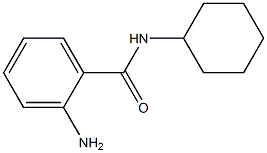 2-amino-N-cyclohexylbenzamide Struktur