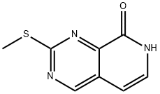 2-(甲硫基)吡啶并[3,4-D]嘧啶-8(7H)-酮, 1578245-94-9, 结构式