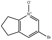 3-溴-6,7-二氢-5H-环戊并[B]吡啶1-氧化物 结构式