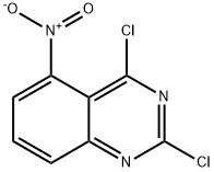 2,4-dichloro-5-nitroquinazoline Struktur