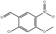 2-Chloro-4-methoxy-5-nitro-benzaldehyde Struktur