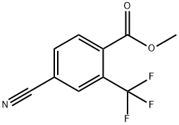 Methyl 4-cyano-2-(trifluoromethyl)benzoate Structure