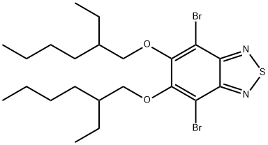4,7-dibromo-5,6-bis((2-ethylhexyl)oxy)benzo[c][1,2,5]thiadiazole Struktur