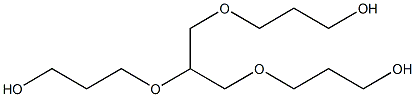 1-Propanol, 3,3',3''-[1,2,3-propanetriyltris(oxy)]tris- Structure