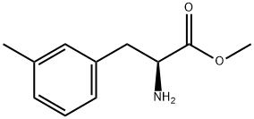 L-3-甲基苯丙氨酸甲酯 结构式