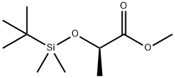 (R)-methyl 2-(tert-butyldimethylsilyloxy)propanoate 结构式