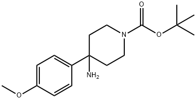 tert-Butyl 4-amino-4-(4-methoxyphenyl)piperidine-1-carboxylate price.
