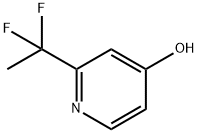 2-(1,1-DIFLUOROETHYL)PYRIDIN-4-OL Structure