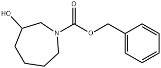 3-Hydroxy-2,3,4,7-tetrahydro-azepine-1-carboxylic acid benzyl ester Struktur
