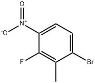 1-bromo-3-fluoro-2-methyl-4-nitrobenzene Structure