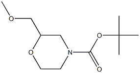 tert-butyl 2-(methoxymethyl)morpholine-4-carboxylate,1823229-18-0,结构式