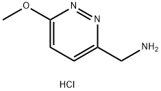 (6-methoxypyridazin-3-yl)methanamine hydrochloride Structure