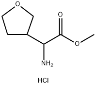 METHYL 2-AMINO-2-(TETRAHYDROFURAN-3-YL)ACETATE HCL Structure