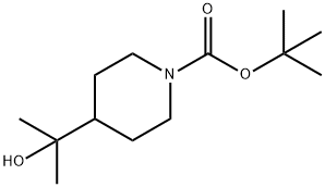 1-Boc-2-(piperidin-4-yl)propan-2-ol 结构式