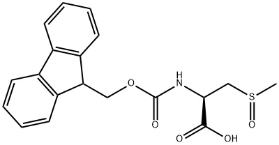 N-[(9H-fluoren-9-ylmethoxy)carbonyl]-3-(methylsulfinyl)-L-Alanine,194019-20-0,结构式