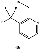 2-BROMOMETHYL-3-TRIFLUOROMETHYL-PYRIDINE HBR, 1956318-54-9, 结构式